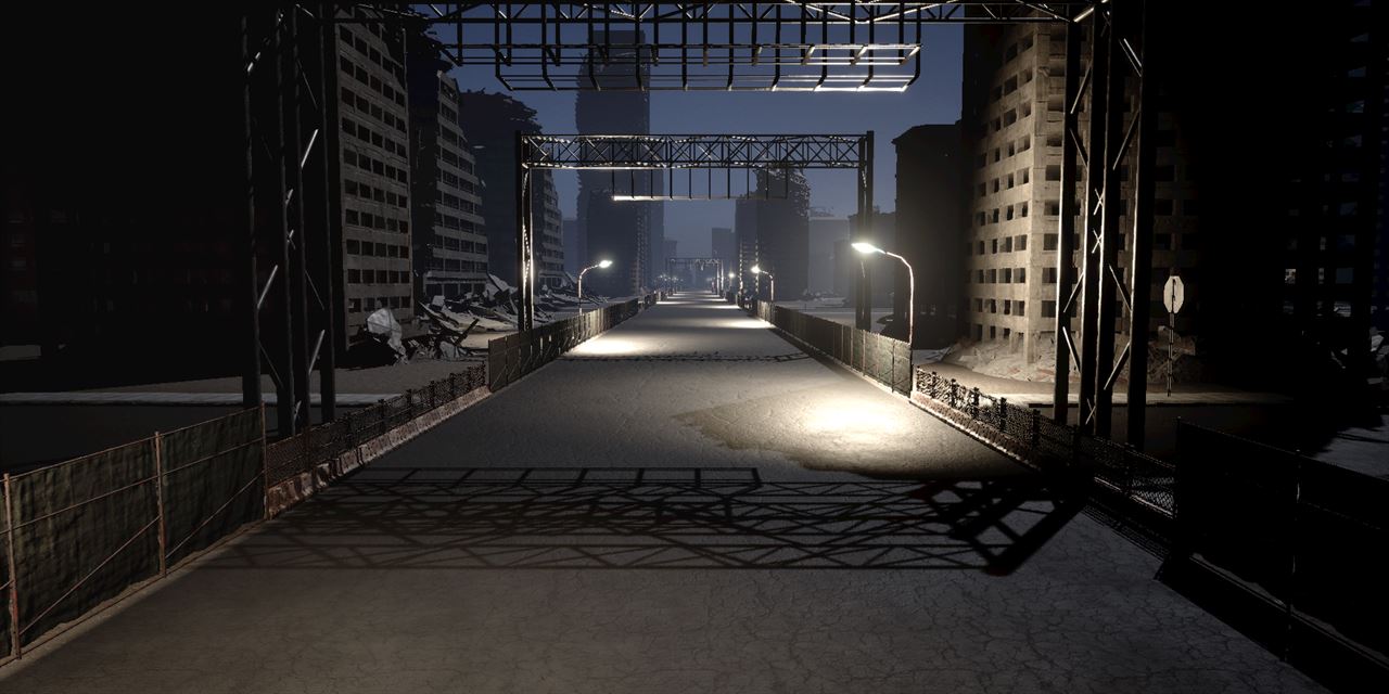 Downtown start gantry